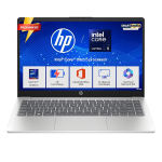 HP 14 Smartchoice, Intel Core Ultra 5 125H 12 TOPS, 24GB DDR5 (Upgradeable) 1TB SSD, Anti-Glare, FHD, 14''/35.6cm,Win11, M365*Office24, Silver