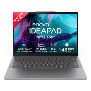 Lenovo IdeaPad Slim 5 Intel Core Ultra 7 355 Next-Gen AI PC (16GB RAM/512GB SSD/14 (35.5cm)/WUXGA OLED/Copilot+ PC/Windows 11/MSO 365