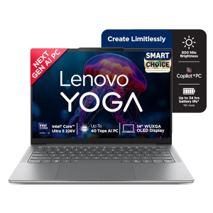 Lenovo Yoga Slim 7 Aura Edition Intel Evo Core Ultra 5 226V (16GB RAM/1TB SSD/14 (35.5cm)/WUXGA OLED/Copilot+ PC/Windows 11/Office Home 2024/1Yr ADP