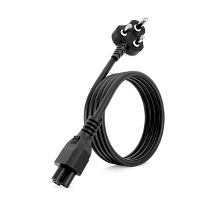 Cablet 1.5M Black 3 Pin Laptop Power Cable with 18 AWG & 700W Heavy Duty Universal Power Cable Replacement for Charger Adapter Power Cord for Laptop