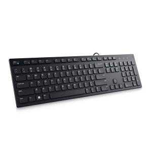 Dell KB216 Wired Multimedia Keyboard - Full-Size Layout with USB Interface, Chiclet Keys, Spill Resistance with 3 Indicator Lights| Plug and Play