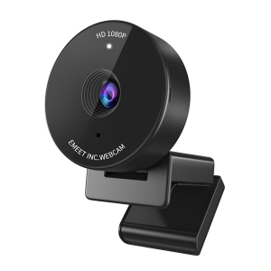 eMeet 1080P Webcam-USB Webcam With Microphone & Physical Privacy Cover,Noise-Canceling Mic,Auto Light Correction