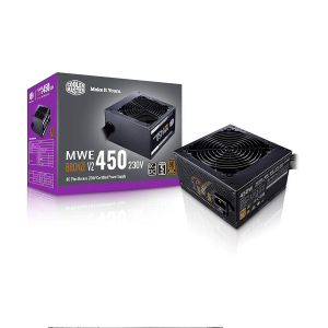 Cooler Master MWE 450 Bronze V2 Power Supply - Non-Modular | 80 Plus Bronze Certified | 120mm HDB Fan | DC-to-DC Circuit Design | ATX 2.52 Version