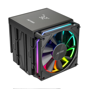 Ant Esports V8 Digital CPU Air Cooler CPU Fan with LED Temperature Display & ARGB|2x120mm FANs| Support Intel - LGA1851 / 1700/1200 AMD - AM5