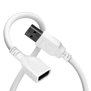 Zebronics USB Extension Cable, 3 Meter Length, 480Mbps Data Transfer, Full Copper Core, Nickel-Plated Connectors, Durable Build, For TV, Laptop, PC
