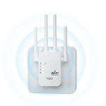 Punnk Funnk WiFi Range Extender | Up to 300Mbps | Dual LAN Port WiFi Extender, Repeater, WiFi Signal Booster, Access Point| Easy Set-Up | Extends WiFi