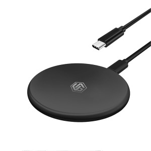 UNIGEN UNIPAD 200 Wireless Charger, 15W Qi Fast Wireless Charging Pad [Type-C to C Cable] Compatible with All Wireless Enabled Smartphones & Earbuds-B