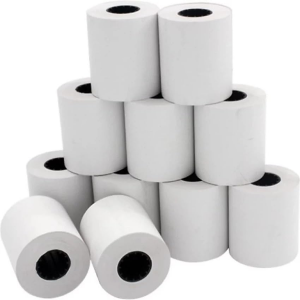 swaggers Thermal Paper/Billing Machine/POS Machine Rolls 2 inch- 57mm(Width) x 25 meter(Length) with fine class black colour printing