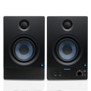 Audio Array Studio Monitors Speaker Pair 3.5" | 50W RMS with Bluetooth 5.0 | Fiberglass Woofer & 1″ Silk Dome Tweeter, Class-D | TI 3116D2 Amp | TRS