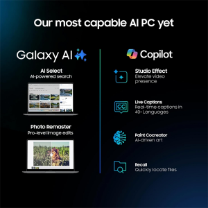 Samsung Galaxy Book5 360 | Intel Evo Core Ultra 7 256V | Built-in AI | 15.6" (39.6cm) Touchscreen 2-in-1 AMOLED 60Hz | 500 Nits