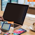 NAXTON® Privacy Screen guard for LAPTOP 15.6 INCH (aspect ratio 16:9) FIX TYPE - No Eye Strain | Anti Blue Light + Anti Glare | No Dry Eyes
