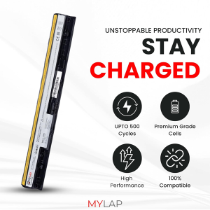 Mylap Battery for Lenovo G505S G500S G400S G50-70 G50-80 G50-30 PN: L12L4A02 L12L4E01 L12M4A02 L12M4E01 L12S4A02 L12S4E01