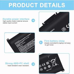 HT03XL Battery for HP L11119-855 7265NGW Pavilion 15-DB Series14M-DH0003DX 14M-DH1003DX 15T-CS200 15-DY0013DX 15-DY1023DX 15-DY1751MS 15-CS3073CL