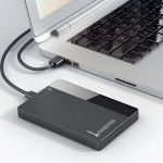 KINGSTER 500GB External Hard Drive – USB 3.0 Portable HDD | Ultra Slim, Plug & Play | Fast Data Transfer | Backup Storage for Laptop, PC, Mac (Black)