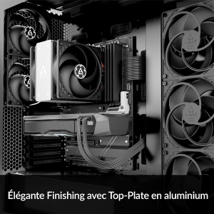 ARCTIC Freezer 36 - Single-tower CPU Cooler with push-pull, Two pressure-optimised 120 mm P fans, Fluid dynamic bearing, 200–1800 rpm, 4 Heatpipes