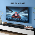 Zebronics HDMI 2.0 Cable with ARC, 4K@60Hz UHD, 3 Meter, 18 Gbps High Speed Data Transmission, Supports 3D, ARC, CEC, 32 Audio Channels, Male-to-Male