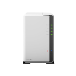 Synology DS223j 2-Bay Diskstation NAS (Realtek RTD1619B 4-Core 1.7 GHz 1GB DDR4 Ram 1xRJ-45 1GbE LAN-Port)