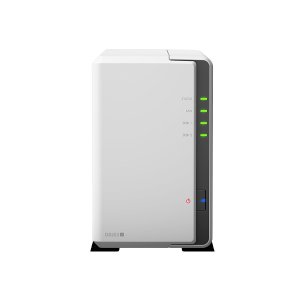 Synology DS223j 2-Bay Diskstation NAS (Realtek RTD1619B 4-Core 1.7 GHz 1GB DDR4 Ram 1xRJ-45 1GbE LAN-Port)