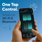AZIOT Smart Wi-fi Modular 4 Gang Premium Touch Switch (6 Amps Each) - GLASS (Not Acrylic): Elevate Your Home with Effortless Control