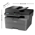 Brother DCP-L2640DW New Launch Auto Duplex Laser Printer, 34 PPM, Print Scan Copy, LCD Display, ADF, 256MB Memory, (WiFi WiFi Direct LAN USB)