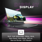 Dell G15, 13th Gen Intel Core i5-13450HX Processor, NVIDIA RTX 3050-6GB, (16GB RAM 1TB SSD) FHD 15.6"/39.62 cm, Orange Backlit Keyboard, Win 11