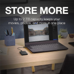 Seagate One Touch 2 TB External SSD up to 1030 Mb/s, for Windows and Mac, with Android App, 3 yr Data Recovery Services, Portable Solid State Drive Bl