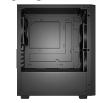 Circle Miniator M1 Mid- Tower Computer Case | Gaming Cabinet - Black| Support M-ATX, ITX | Pre- Installed 2 x 120mm Front and 1 x 120mm Rear ARGB Mirr