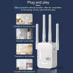 Punnk Funnk WiFi Range Extender | Up to 300Mbps | Dual LAN Port WiFi Extender, Repeater, WiFi Signal Booster, Access Point| Easy Set-Up | Extends WiFi
