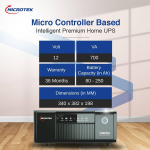 Microtek iMerlyn Advanced Digital Inverter/UPS Models for Home, Office & Shops -(850-12V)