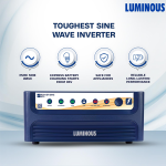Luminous Power Sine 800 Pure Sine Wave Inverter for Home,Office & Shops | 700VA Inverter | Reliable Power Backup | High Performance