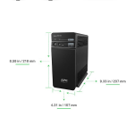 APC Back-UPS BX600C-IN 600VA / 360W UPS | Backup for WiFi Router, Desktop PC & CCTV | 3 Power Backup Outlets | 2 Year Warranty | Ideal for Home Office