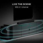 Boat Aavante 2.1 2000D, Dolby Audio, 200W Signature Sound, 2.1CH Wired Subwoofer,Multiple Ports & EQ Modes, Bluetooth Sound bar, Home Theatre Soundbar