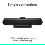 Logitech MeetUp HD 100x Optical Zoom Video and Audio Conferencing System for Small Meeting Rooms