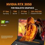 ASUS TUF A15 (2025), AMD Ryzen 7 7445HS,RTX 3050-4GB,75W TGP,16GB DDR5(Upgradeable Upto 64GB) 512GB SSD,FHD,15.6",144Hz,RGB Keyboard,Windows 11