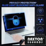 NAXTON® Privacy Screen guard for LAPTOP 15.6 INCH (aspect ratio 16:9) FIX TYPE - No Eye Strain | Anti Blue Light + Anti Glare | No Dry Eyes