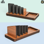 GKD Laptop Stand, Tablet Stand, Mobile, and Power Bank, All in One Multi Device Charging Station and Organizer, Laptop Stand Holder