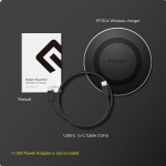 Spigen Wireless Charger 15w, for iPhone 17/16/15/14/13/12, Samsung Galaxy S26/S25/S24/S23/S22, OnePlus, Fast Charging, USB-C to C Cable Included