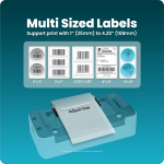 Helett® H30C Lite USB Direct Thermal 4×6 Shipping Label Printer(Barcode)Adjustable Label Size|203DPI Resolution|152mm/s Printing Speed Compatible