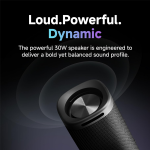 XIAOMI Sound Outdoor Speaker (Black) | 30W Hi-Quality Speaker with Mic | Upto 12hrs Playback Time | IP67 Waterproof & Type C | Wireless Stereo Pairing