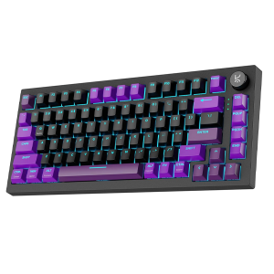 Kreo Swarm 75% Wireless Mechanical Keyboard with Pass Through Keycaps, Advanced Web Software, Pre-lubed Switches, 5-pin Hot Swap PCB